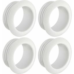 4x Rosace ronde épaisseur 16mm pour serrures espagnolettes ou à appliquer Push Lock mini en