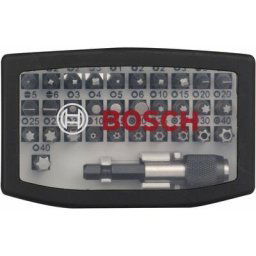 Bosch - Coffret d'embouts de vissage qualité extra-dure, 32 pièces