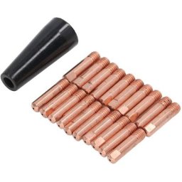 20 Pièces Pistolet de Soudage Buses Buse sans Gaz Pistolet mig Kit de Soudage sans Gaz pour le