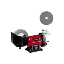 Pack Einhell Touret d'affûtage à eau ou à sec - tc-wd 200/150 - 250W - Meule - 200mm - Grain 80