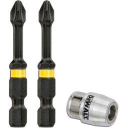 DT70536T -qz - 2 x PH2 tibs impact et adaptateur magnétique avec lock