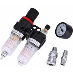 Régulateur de pression du filtre à air 1/4 Séparateur d'eau de l'huile Filtre à air Compresseur