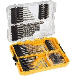 DT70761-QZ coffret toughcase 72 pièces - forets béton et métal - embouts de vissage - pour