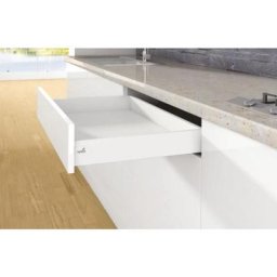 Kit complet tiroir ArciTech hauteur de profil 94 mm hauteur paroi arrière 94 mm coloris blanc