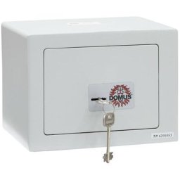 D-HC/0 Coffre-fort en acier avec serrure à clé, coffre-fort de sécurité pour la maison, facile