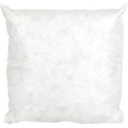 Coussin c Plumes à recouvrir 100% Plumettes de canards 45x45 cm - Blanc