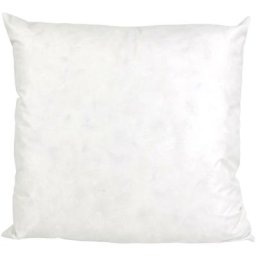 Coussin c Plumes à recouvrir 100% Plumettes de canards 60x60 cm - Blanc