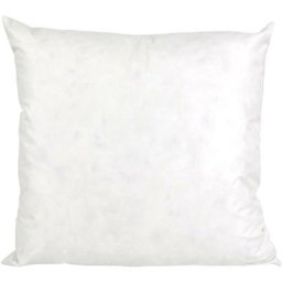 Coussin c Plumes à recouvrir 100% Plumettes de canards 55x55 cm - Blanc