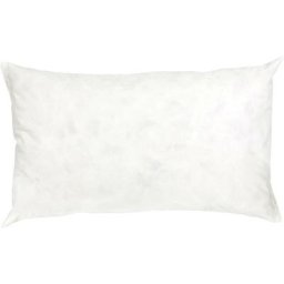 Coussin c Plumes à recouvrir 100% Plumettes de canards 50x30 cm - Blanc