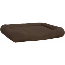 Coussin avec oreillers pour chien Marron 135x110x23 cm Tissu vidaXL - Marron