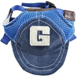 Bleu, M-Casquette tendance pour chien, Protection du soleil en été, Pour chiens petits, moyens et