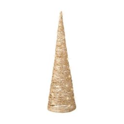 Cone Doré Decoris 30 Micro led Blanc Chaud Ø15,5x58cm - blanc chaud