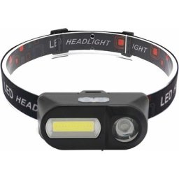 Lampe Frontale led, Phares Rechargeables usb, cob led 6-Modes Orientable 60° Lampe Frontale,