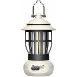 Lampe de camping led, rechargeable, portable, 4 modes d'éclairage, parfaite lampe lanterne, 1200MAh