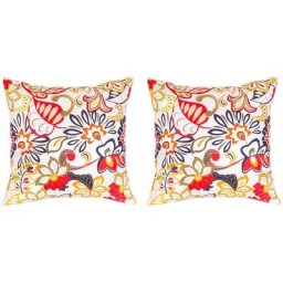 Extérieur Coussins imprimés, Résistant à l'eau Coussin à Décoratif pour jardin, Coloré Coussin de