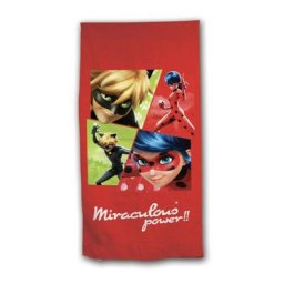 Serviette de plage - Miraculous Ladybug - -Power ii- - 70x140 cm