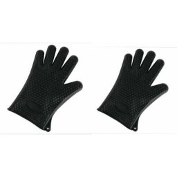 Tumalagia - Lot de 2 gants de cuisine en silicone antidérapant résistant à la chaleur pour four et