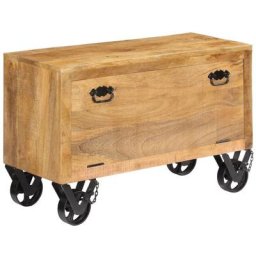 Armoire à chaussures 86x35x55 cm Bois de manguier solide Vidaxl Brun