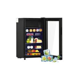 Liberté - Mini réfrigérateur 76L, 6L congélateur, Fonctionnement silencieux, refroidissement par