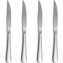 Ensemble de couteaux à steak, couteau dentelé, ensemble de couteaux tranchants en acier inoxydable,