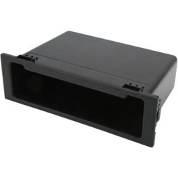 Voiture Stéréo Audio Radio Bote De Rangement 1Din Tableau De Bord Organisateur Noir Remplacement