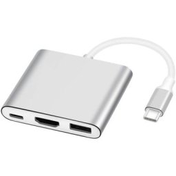 Chronus - Adaptateur usb-c vers hdmi, convertisseur av multiport usb 3.1 Type c vers hdmi 4K avec