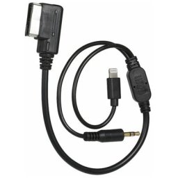 Adaptateur d'interface aux 3.5mm avec ligne Fit pour Audi vw mdi ami mmi iPad iPhone 5 6S