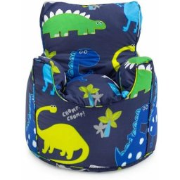 Toddler Pouf pour salon, pouf intérieur imprimé pour la décoration, Sac de haricots confortable et