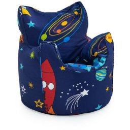 Toddler Pouf pour salon, pouf intérieur imprimé pour la décoration, Sac de haricots confortable et