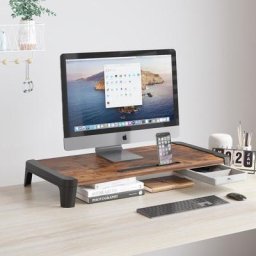Hofuton Support de Moniteur Réhausseur d'Écran Support d'Ordinateur Lever pc Ecran/Ordinateur en