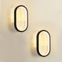 Heilmetz - Applique murale d'intérieur moderne à led 15W avec 3 couleurs de lumière pour le salon,