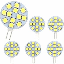 Ampoule led G4 2W, AC/Dc12V, blanc chaud, ampoule halogène 20W, non dimmable, éclairage encastré