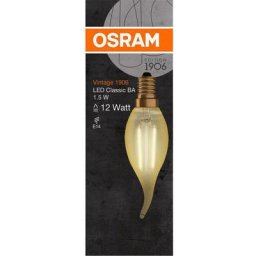 Led cee: a++ (a++ - e) Osram 1906LCBA12 1,5W 4058075293229 E14 n/a Puissance: 1.5 w blanc chaud n/a