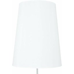 Licht-erlebnisse - Abat-Jour en tissu blanc au design scandinave pour lampadaire avec culot E27 Ø50