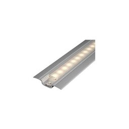 70855 profilé diffuseur step en aluminium anodisé, bandes en plastique 100 cm - Paulmann