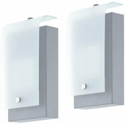 Lampe d'extérieur led, lampe de terrasse, éclairage de jardin pour façades, verre galvanisé, 3,7W