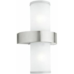 Lumière extérieure beverly edelstahl, argent, E27 max. 2X60W - Eglo