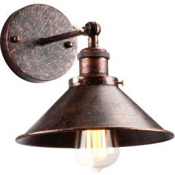 Applique Murale Industrielle Vintage Design Style RétroLuminaire Métal Rotation à 180 Degrés