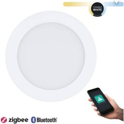 Luminaire encastré led fueva-z white h: 2.6 ø: 16.5cm Rond, Dimmable 2700-6500K avec fonction