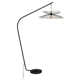 Atmosphera - Lampadaire arc Alara noir H177 Noir - Noir
