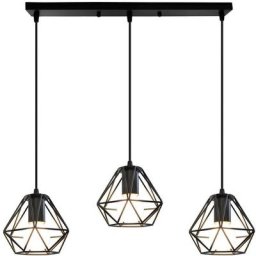 LED Suspension Plafonnier Lampe de Fée Lustre de Chambre à Coucher 3 E27 Luminaire avec Support