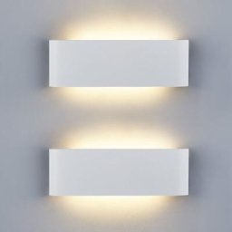 Applique murale led pour salle de bain salon chambre design classe d'énergie a++ Blanc 6W 3