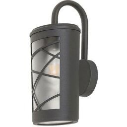 Verre paroi extérieure lampe lumière aluminium Pescara plastique gris anthracite / opale l: 18 cm