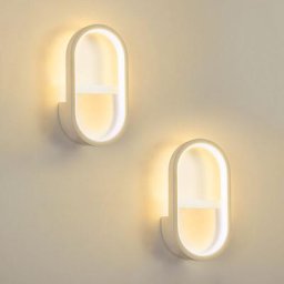 Heilmetz - Applique murale d'intérieur moderne à led 15W avec 3 couleurs de lumière pour le salon,