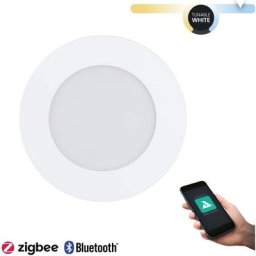 Luminaire encastré led fueva-z Blanc h: 2.6 ø: 12cm Rond, Dimmable 2700-6500K avec fonction