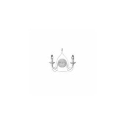 Applique murale Corte Métal Brun rouille 2 ampoules 37cm - Marron