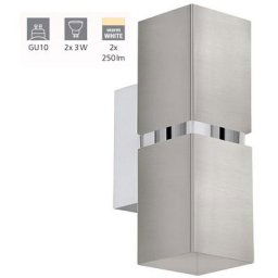 Applique passa l: 5,5 cm en nickel mat, chrome