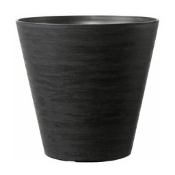 Pot de fleurs a reserve d'eau Save r Nero - 20 cm - Deroma