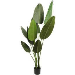Plante Artificielle Palmier 160 cm, Parfaites Grandes Plantes en Faux Soie en Pot, Bureau à