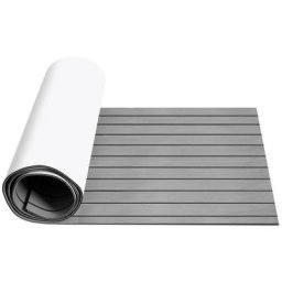 Tapis de sol tapis de pont tapis anti-dérapant teck mousse eva 240x90cm - Gris - Hengda